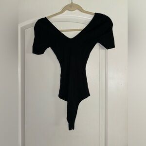 Black short sleeve sweater bodysuit - Abercrombie size XS